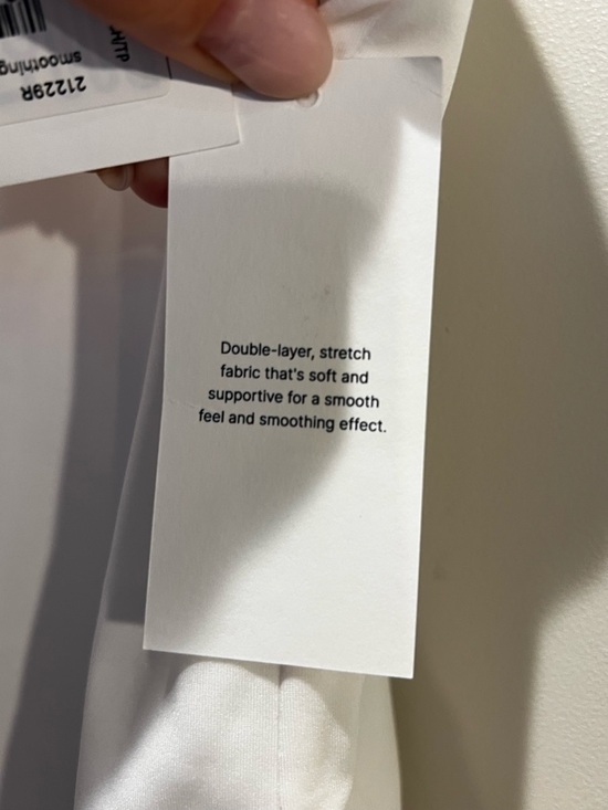 SPANX White Smoothing Racerback Tank XS Classic Clean Fit NWT - Picture 7 of 8